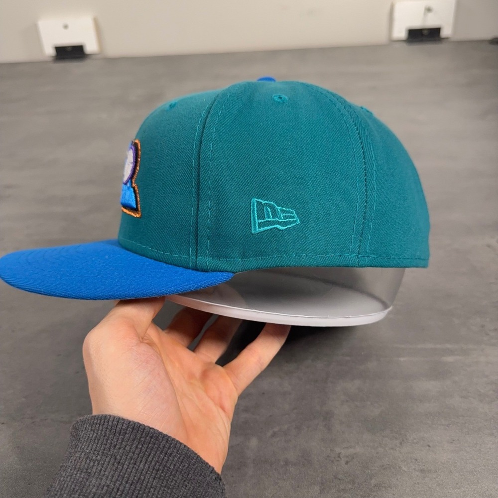 Hat Club Colorado Rockies New Era Cap 7 3/4 Utah Jazz Crossover Teal Blue Purple - Picture 4 of 7